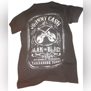 Johnny Cash & The Tennessee Three - The Man Black  ZION T Shirt Size Small GUC